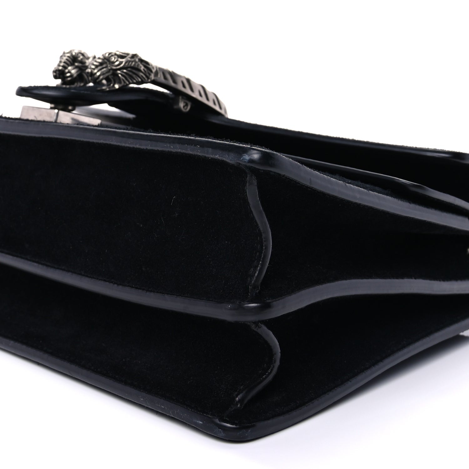 Gucci Suede Small Dionysus Shoulder Bag Black 8 of 8