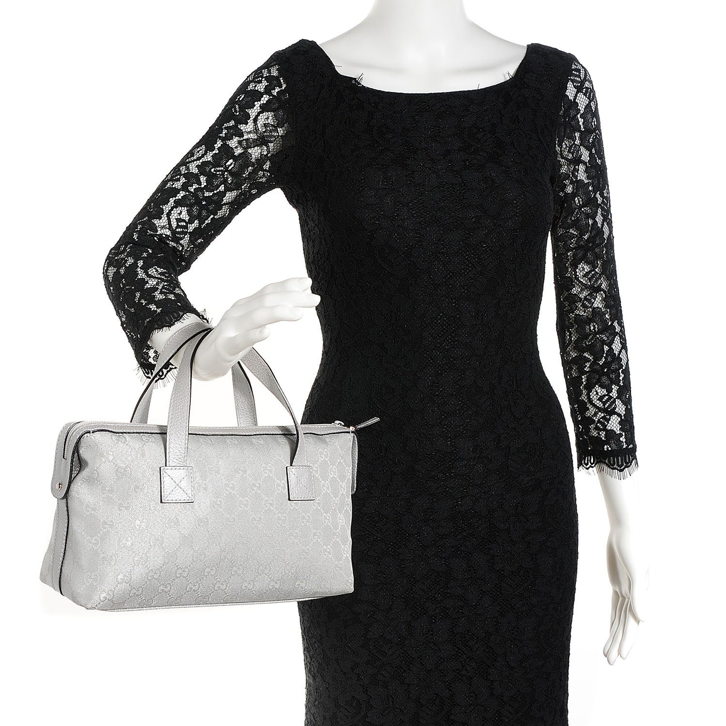 Monogram Small Boston Silver