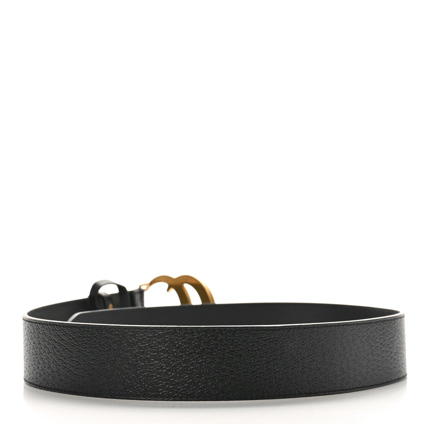 Textured Calfskin Double G 40mm Belt 75 30 Black