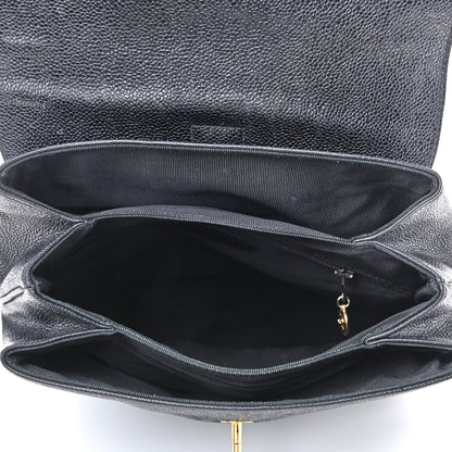 Chanel Caviar CC Backpack Black 4 of 10