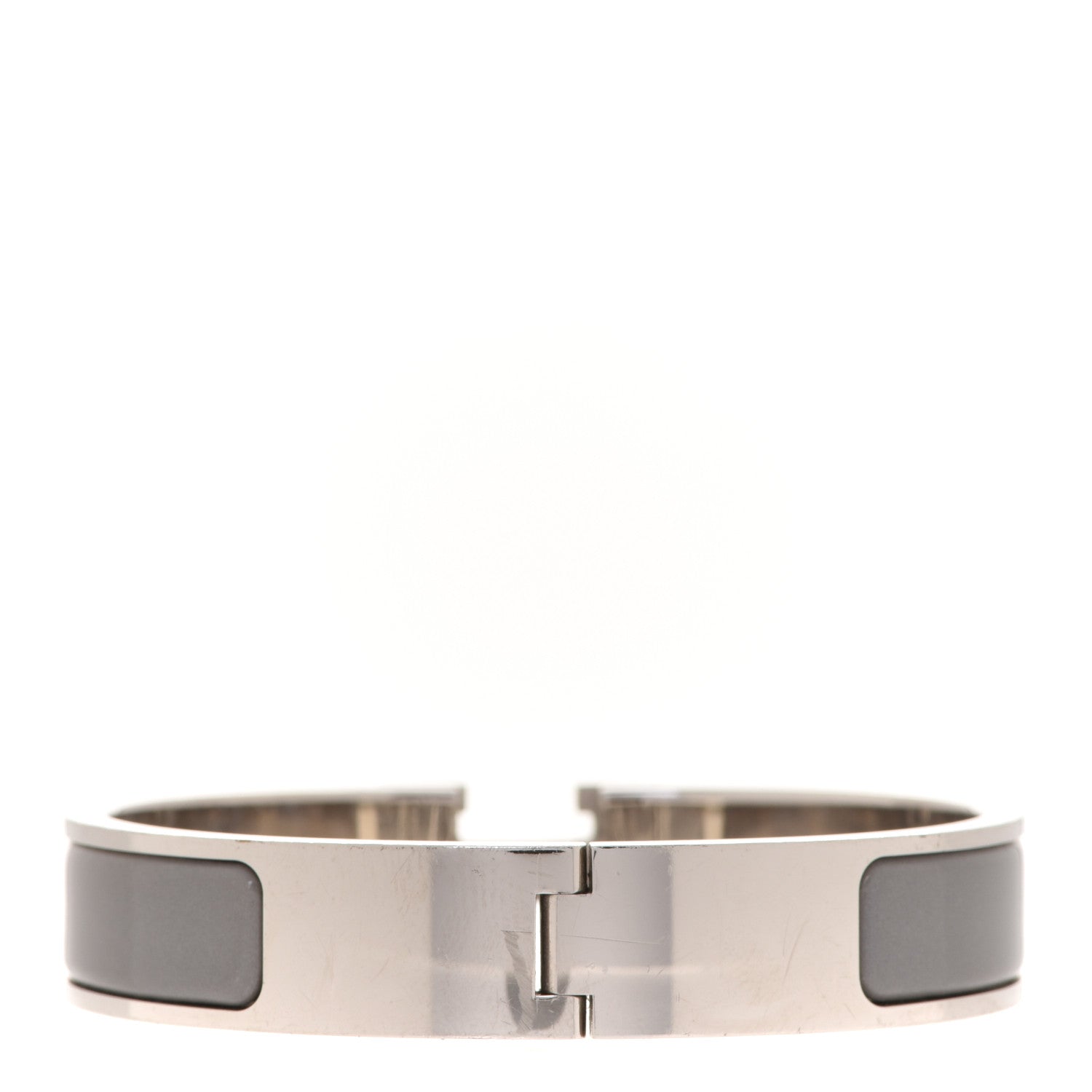 Hermes Enamel Narrow Clic Clac H Bracelet PM Macadam 3 of 6