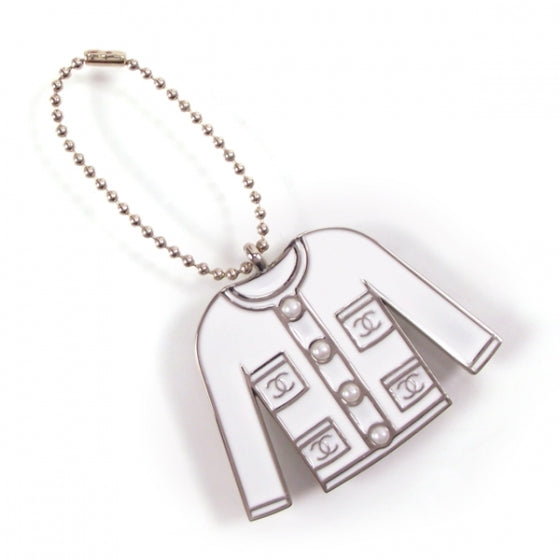 Chanel Pearl Enamel Blazer Jacket Charm 1 of 4