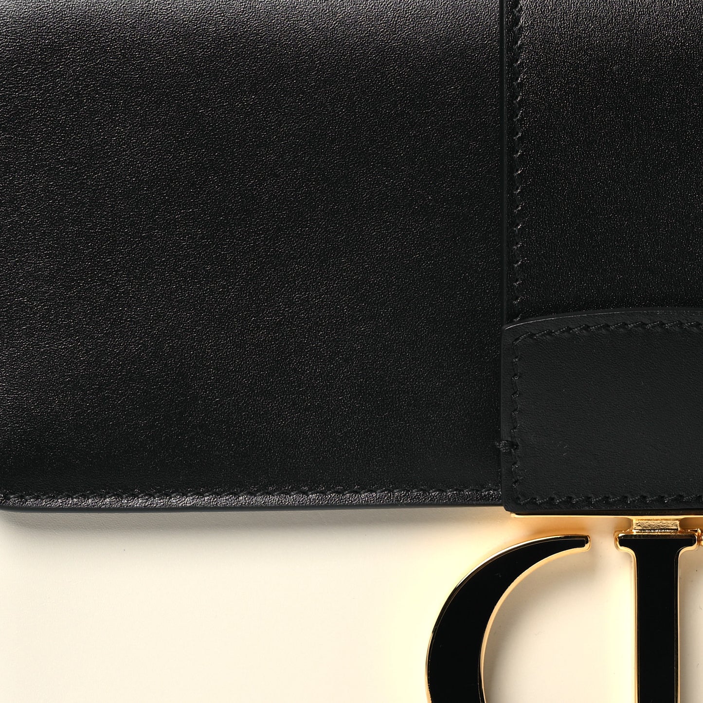 Box Calfskin Tri-Color 30 Montaigne Flap Bag Navy Blue White Red