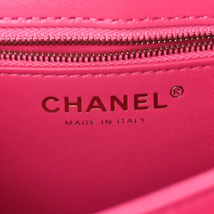 Chanel Lambskin Quilted Small Trendy CC Flap Dual Handle Bag  Dark Pink 5 of 9