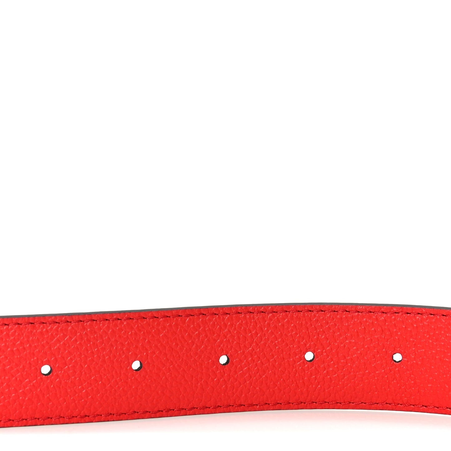 Monogram 30mm LV Initiales Reversible Belt 80 32 Coquelicot