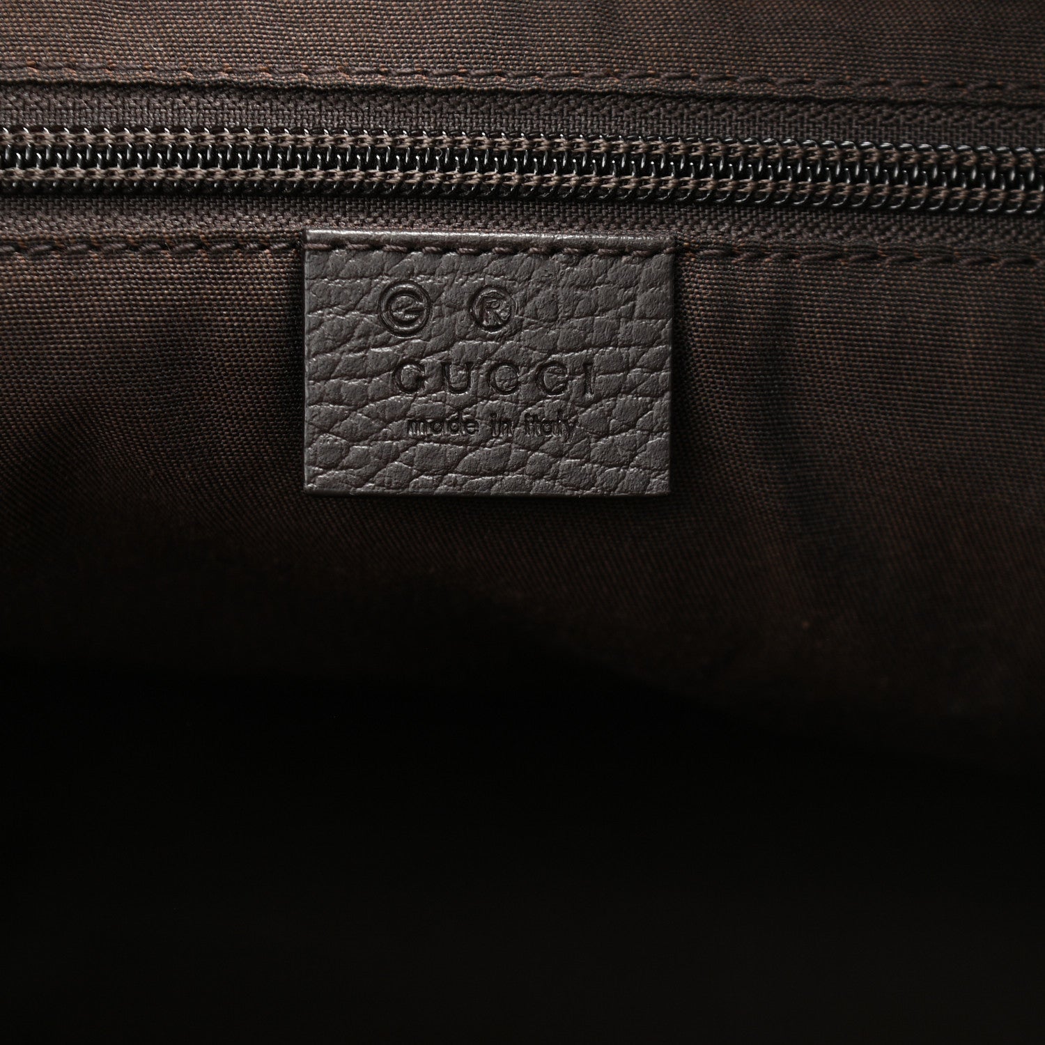 Gucci Crystal Monogram Large Flat Messenger Bag Dark Brown 6 of 10