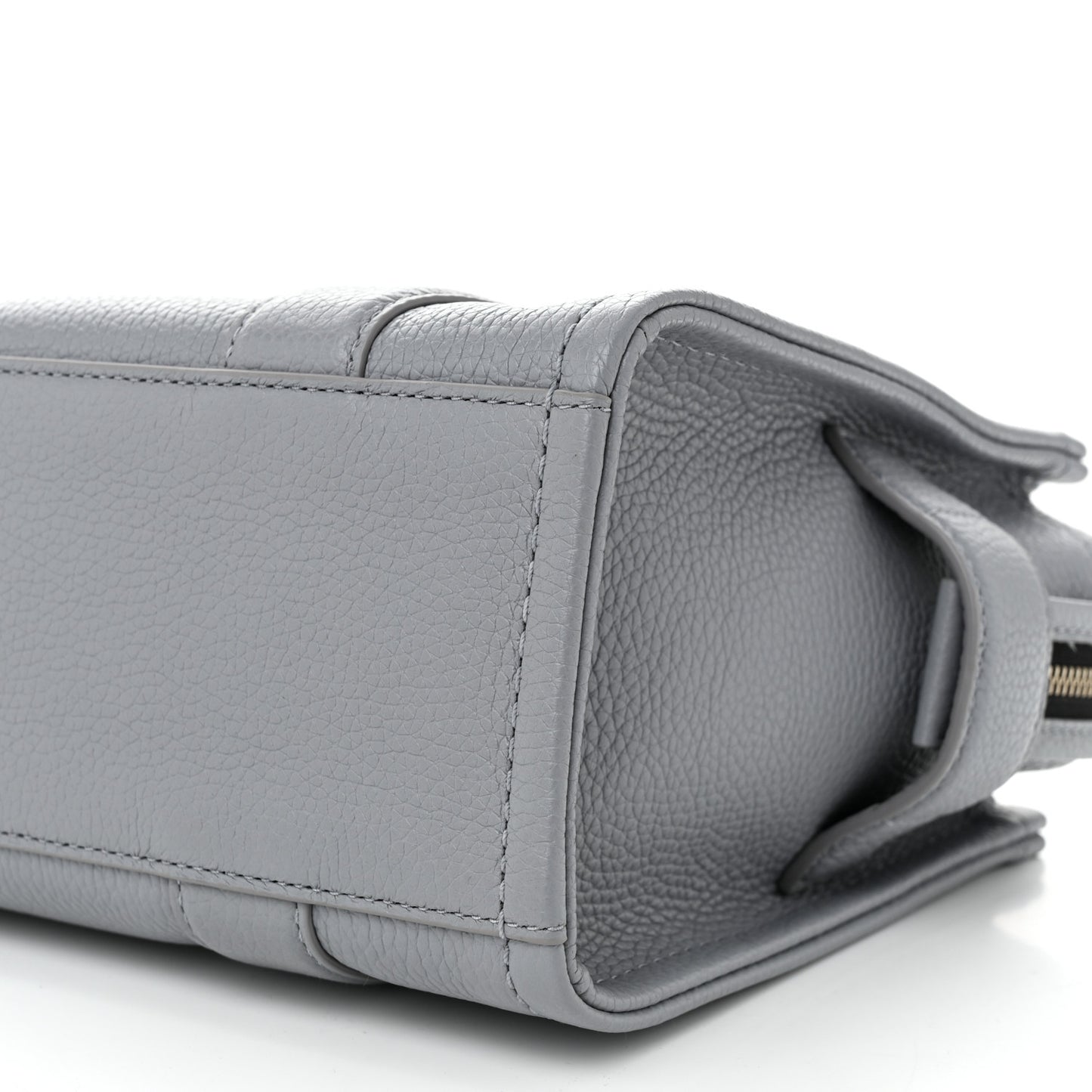 Grained Calfskin Small The Tote Bag Wolf Grey