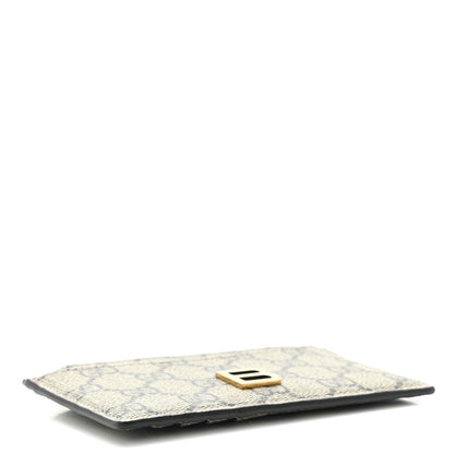 Gucci X BALENCIAGA GG Supreme Monogram Zip Card Case Beige Ebony 4 of 9