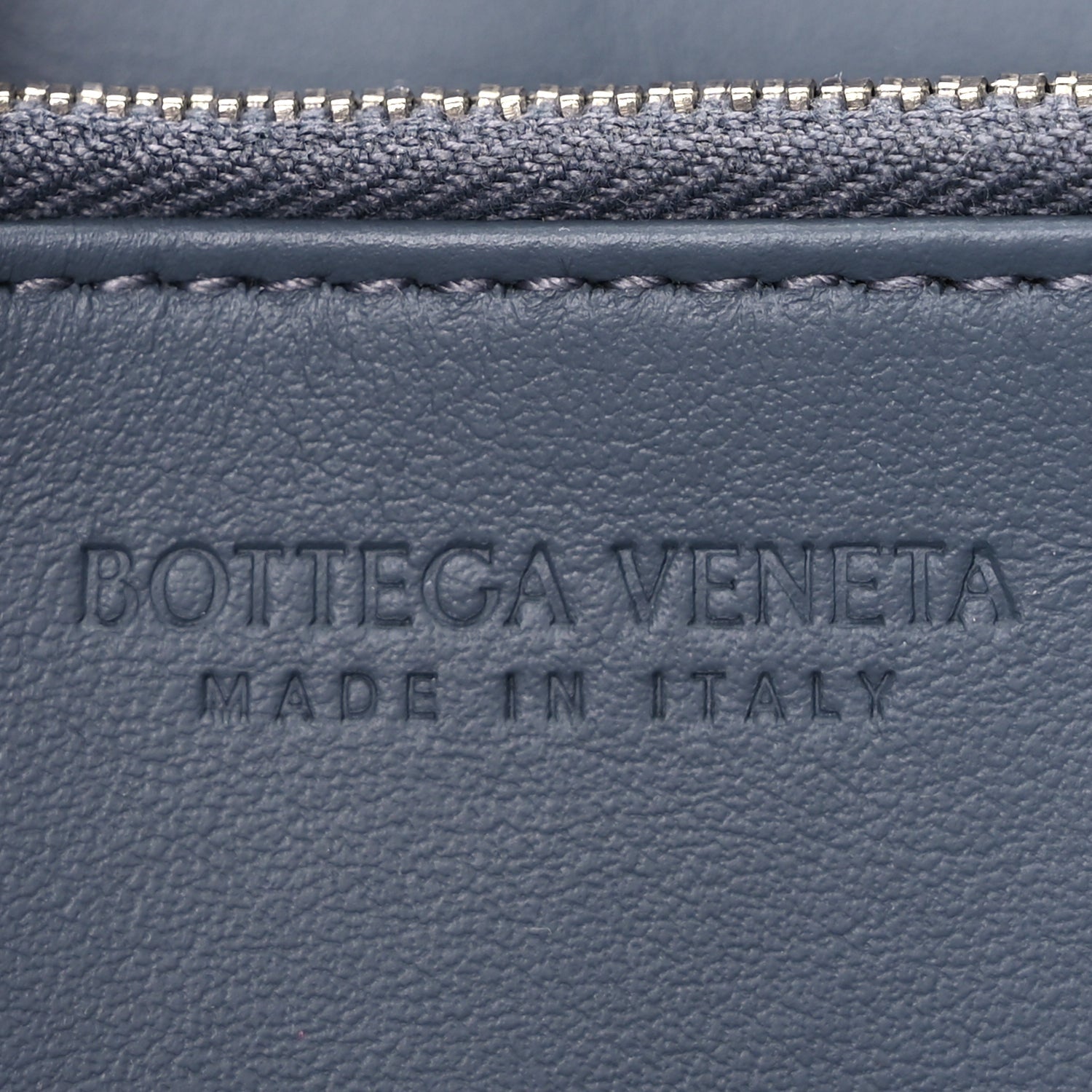 Bottega Veneta Nappa Maxi Intrecciato Zip Around Wallet Thunder 6 of 9