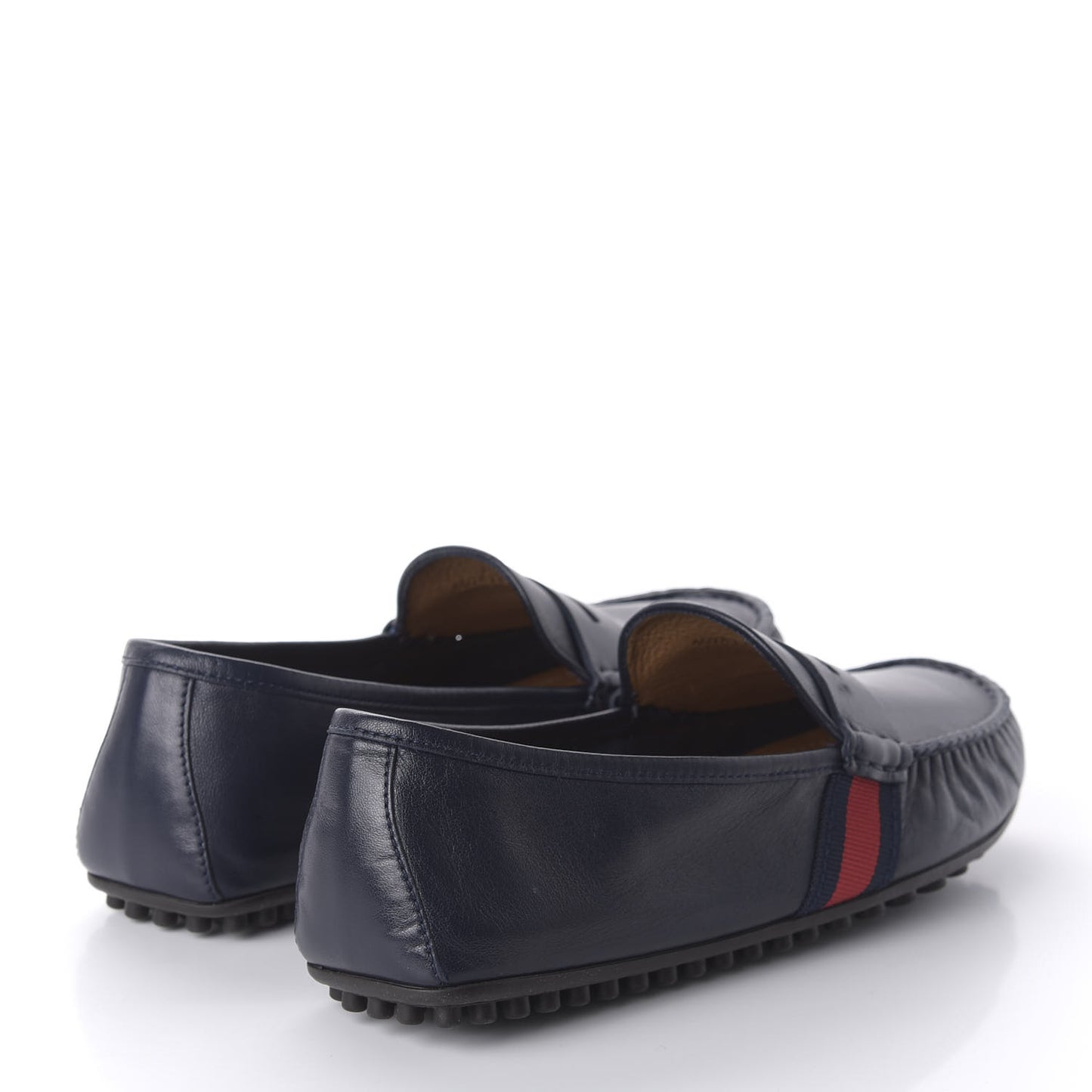 Nappa Web Mens Kanye Driver Loafers 7.5 Blue