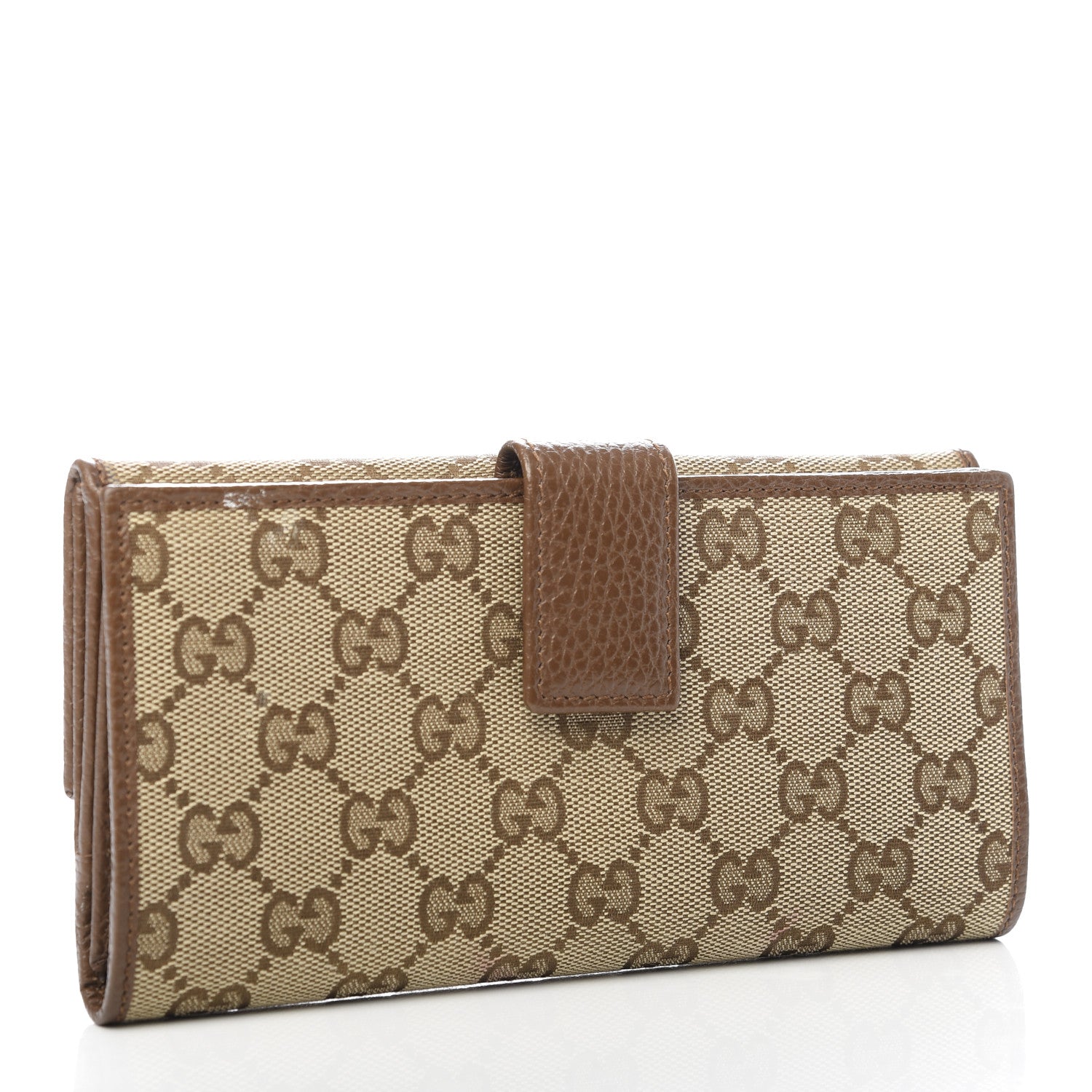 Gucci Monogram Continental Flap Wallet Brown 3 of 7