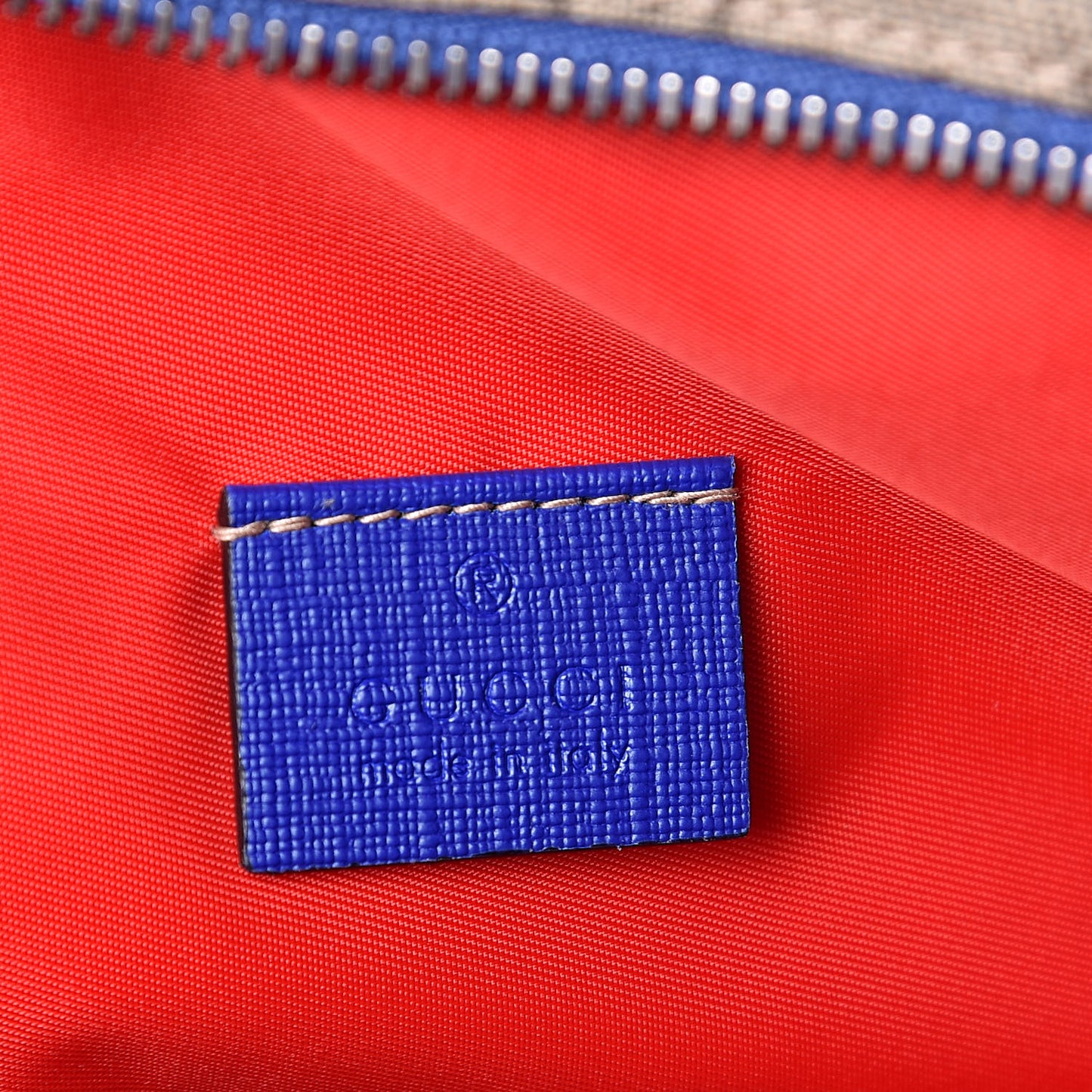 GG Supreme Monogram Kids Dinosaur Top Handle Bag Blue