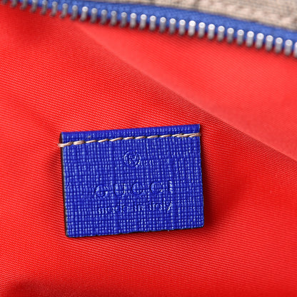 Gucci GG Supreme Monogram Kids Dinosaur Top Handle Bag Blue 6 of 10