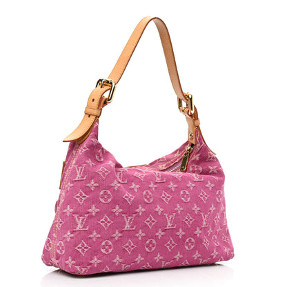 Louis Vuitton Denim Baggy PM Fuchsia 3 of 8