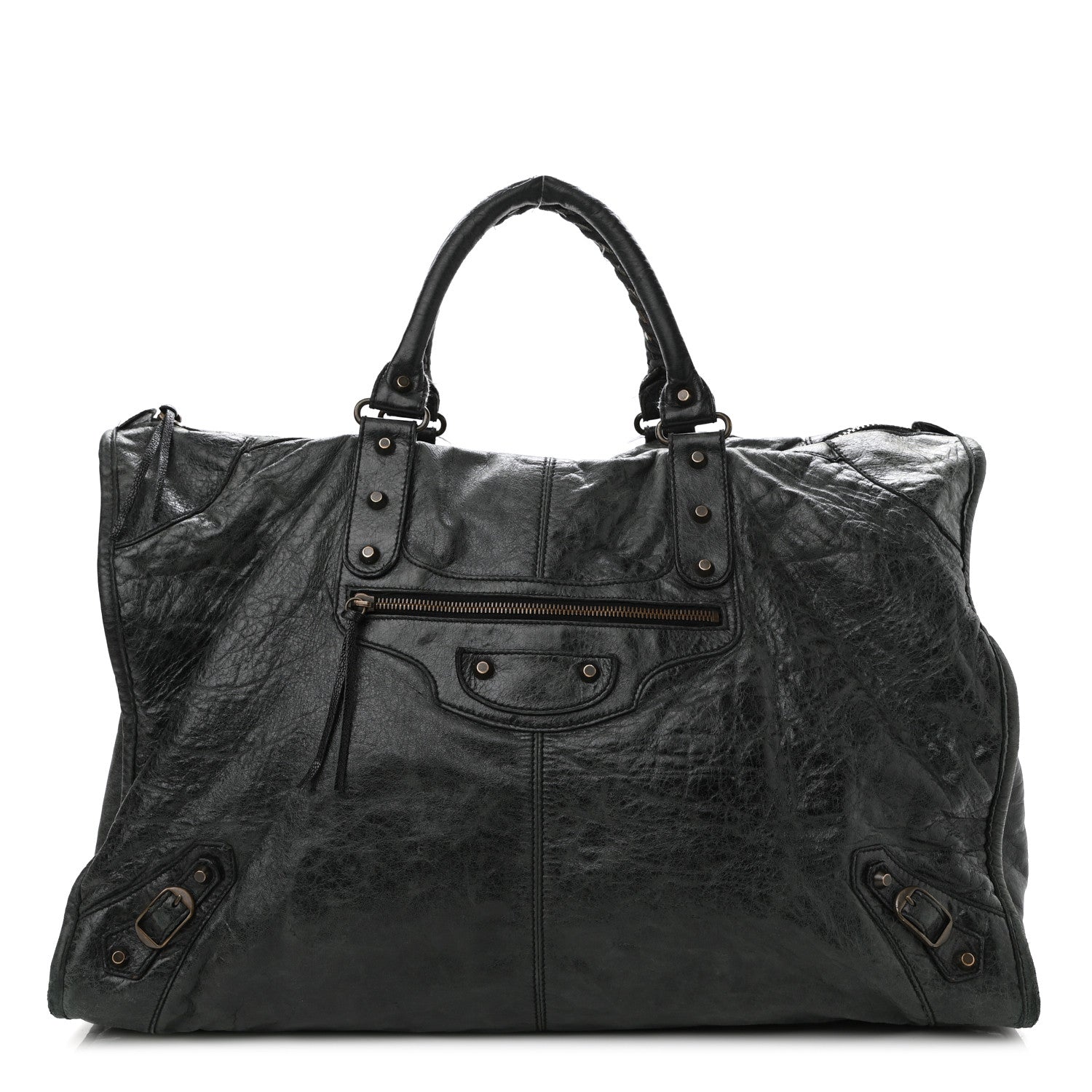 Balenciaga Agneau Classic Hardware Weekender Black 1 of 23