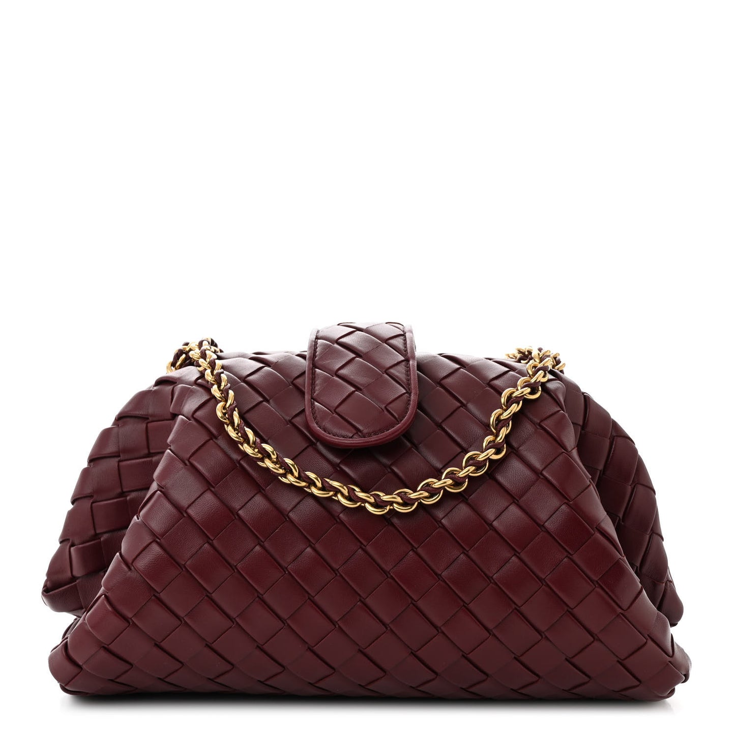 Nappa Intrecciato Teen The Lauren 1980 Clutch With Chain Barolo