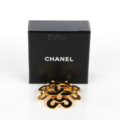 Chanel CC Brooch Gold 5 of 5