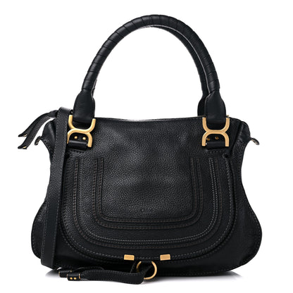 Chloe Calfskin Medium Marcie Satchel Black 1 of 12