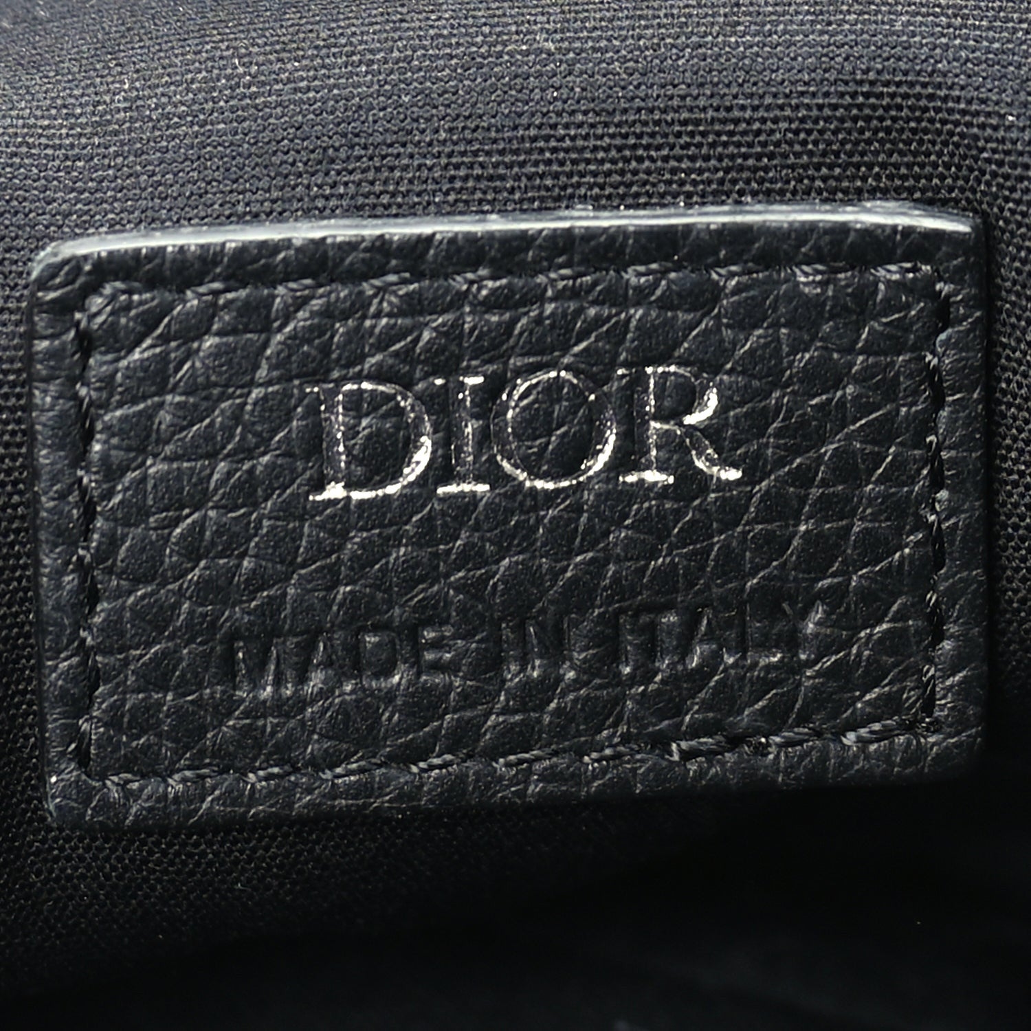 Christian Dior Oblique Mens Saddle Bag  Blue 5 of 8