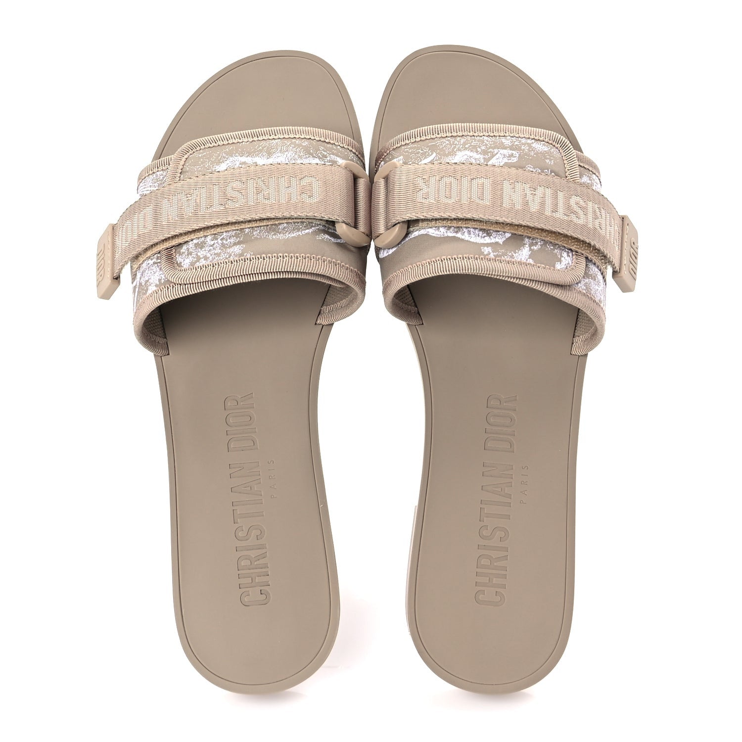 Christian Dior Cotton Toile De Jouy Dioriviera Dio(r)evolution Slide 40 Beige 8 of 9