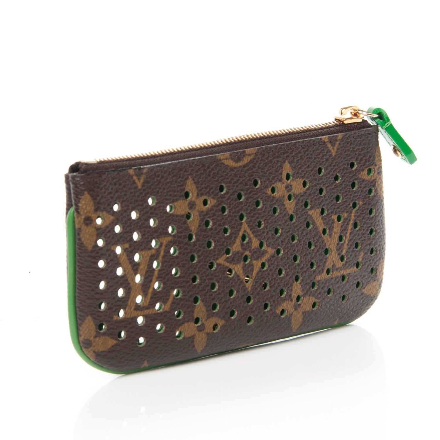 Louis Vuitton Monogram Perforated Key Pouch Green 3 of 7
