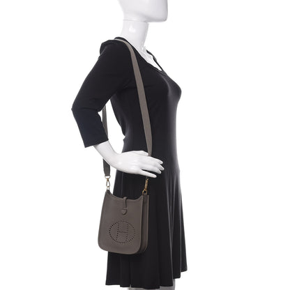 Hermes Taurillon Clemence Evelyne TPM Etain 2 of 11