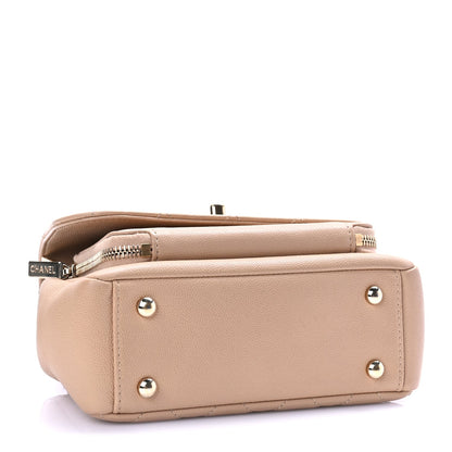Chanel Caviar Quilted Small Business Affinity Flap Beige 4 of 11