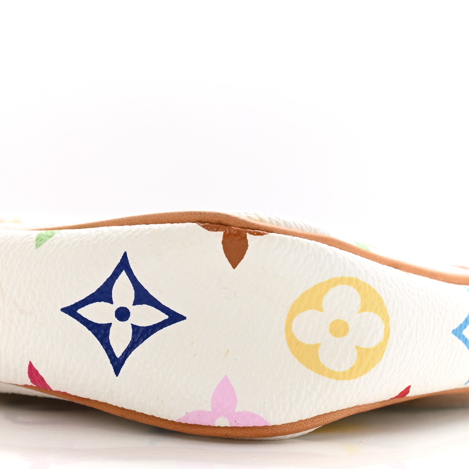 Louis Vuitton Monogram Multicolor Pochette Accessories White 9 of 11