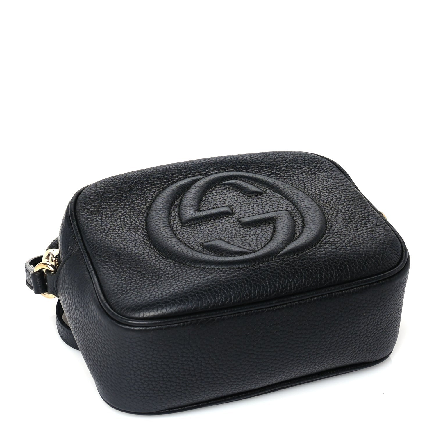 Gucci Pebbled Calfskin Small Soho Disco Bag  Black 4 of 9