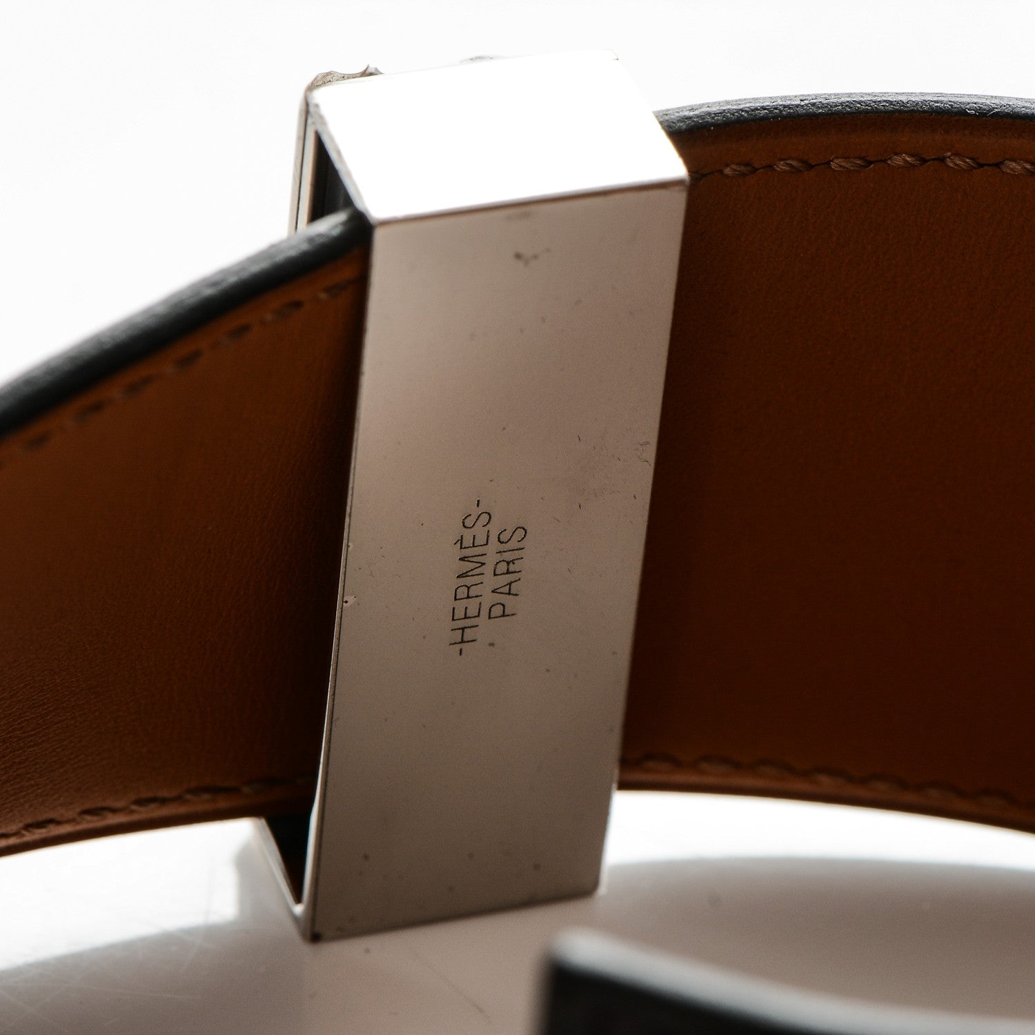 Hermes Swift Collier de Chien CDC Bracelet Etain S 5 of 7