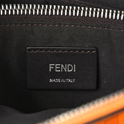 Fendi Vitello King Logo Embossed Medium By The Way Boston Bag Clementine 5 of 10