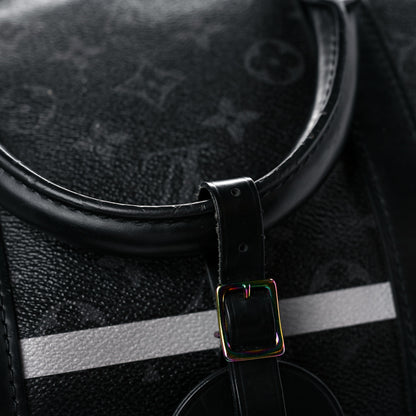 Louis Vuitton X FUJIWARA Monogram Eclipse Flash Fragment Keepall Bandouliere 55 21 of 32