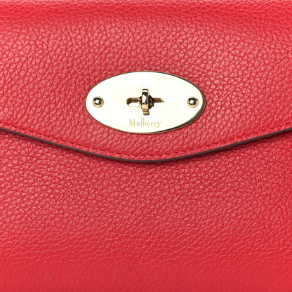 Mulberry Classic Grain Calfskin Darley Cosmetic Pouch Red 6 of 8