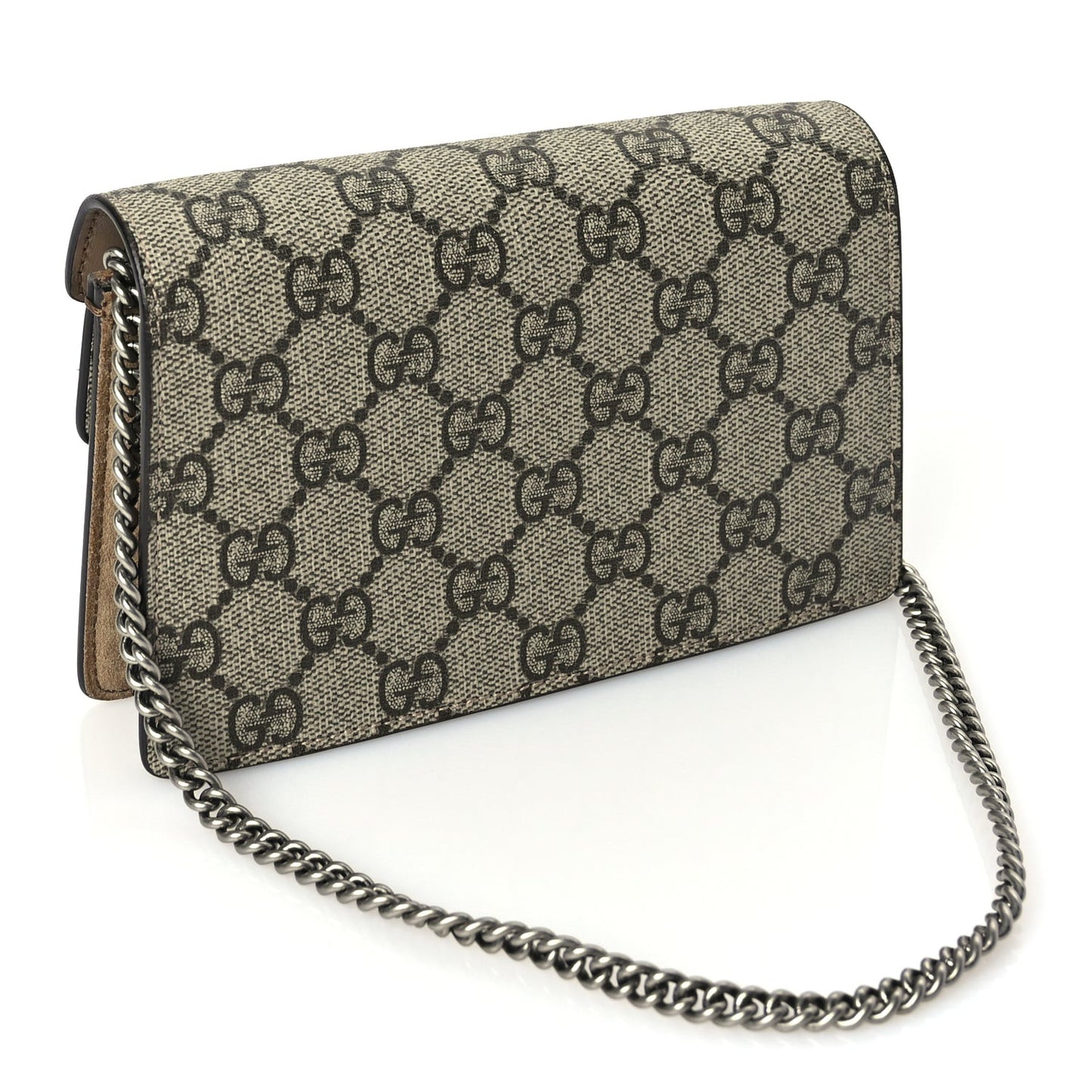 GG Supreme Monogram Super Mini Dionysus Shoulder Bag Taupe