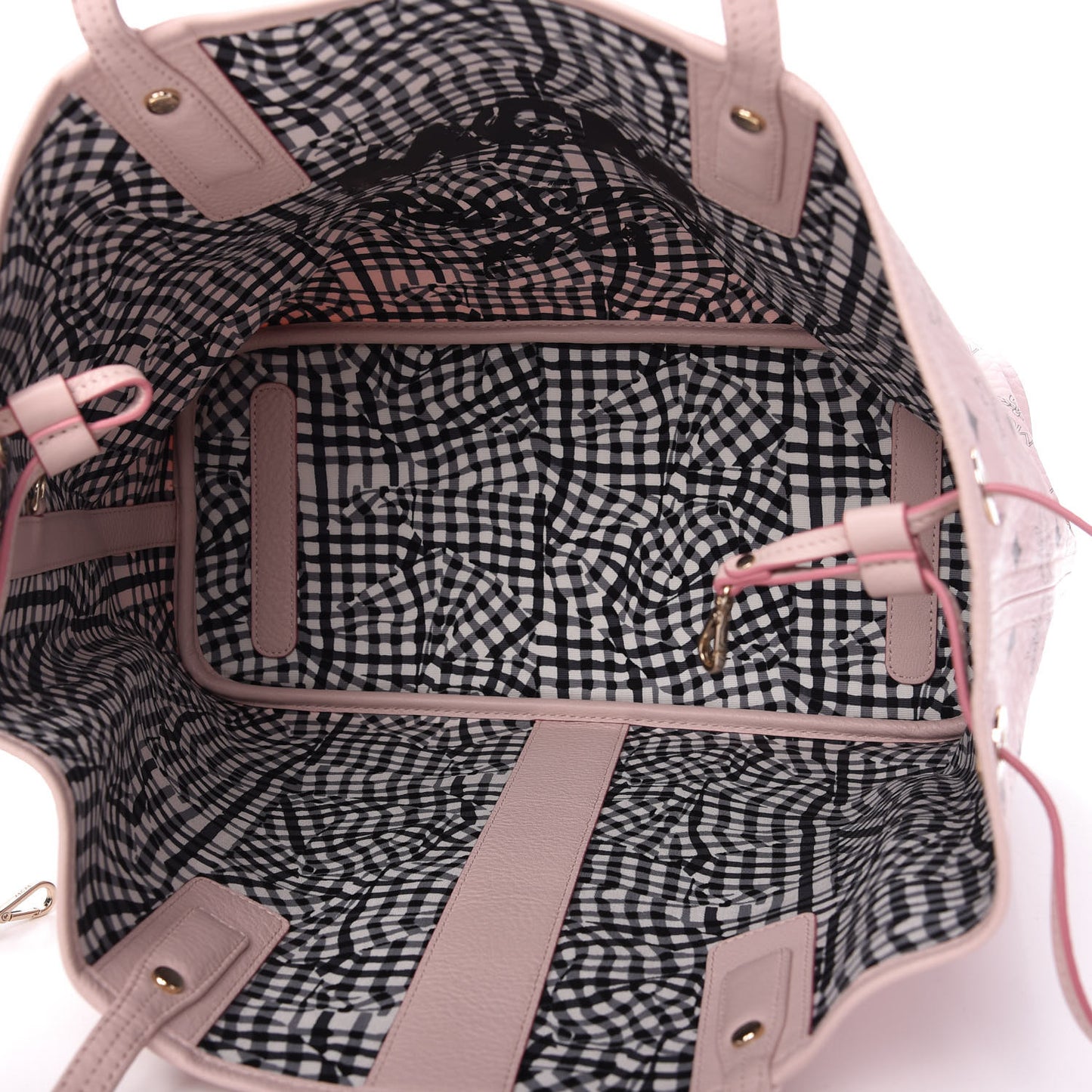 Visetos Medium Liz Reversible Shopper Tote Powder Pink