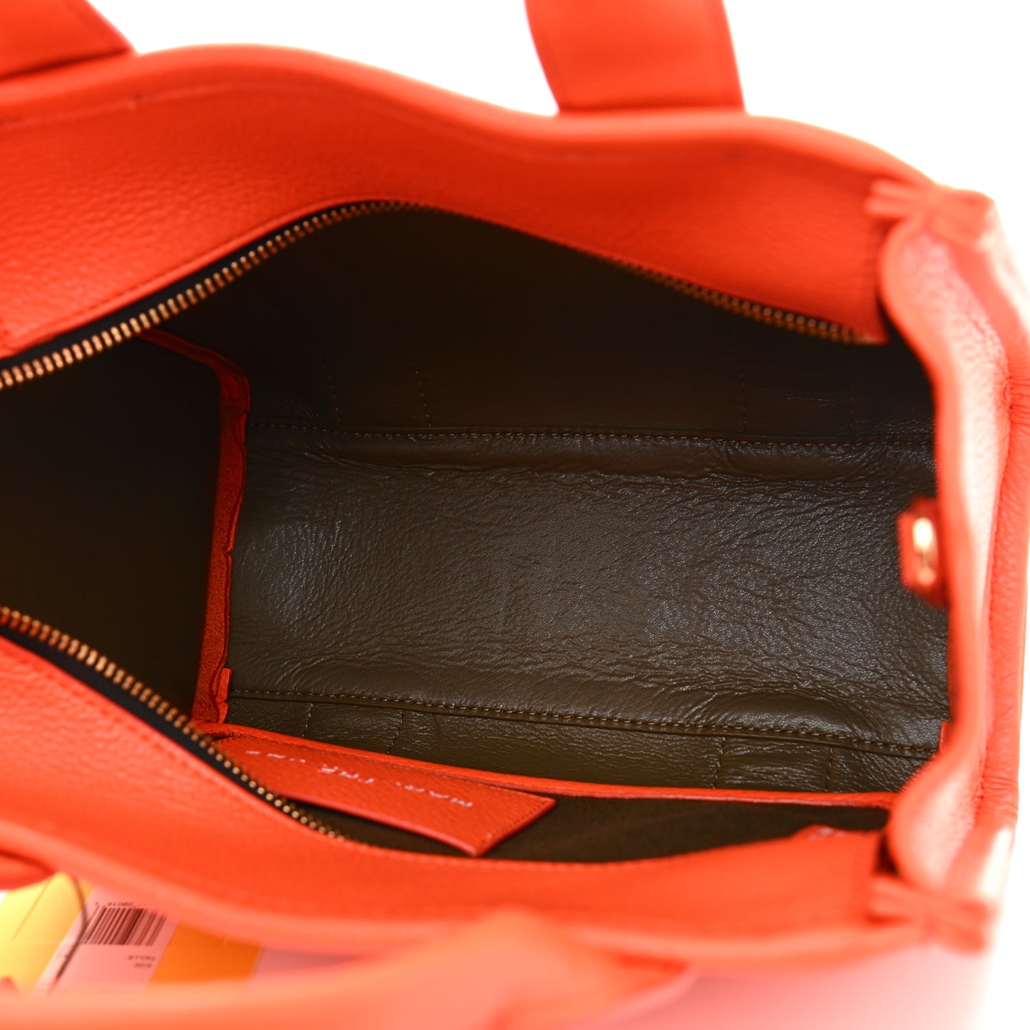 Grained Calfskin Small The Tote Bag Dragon Fire