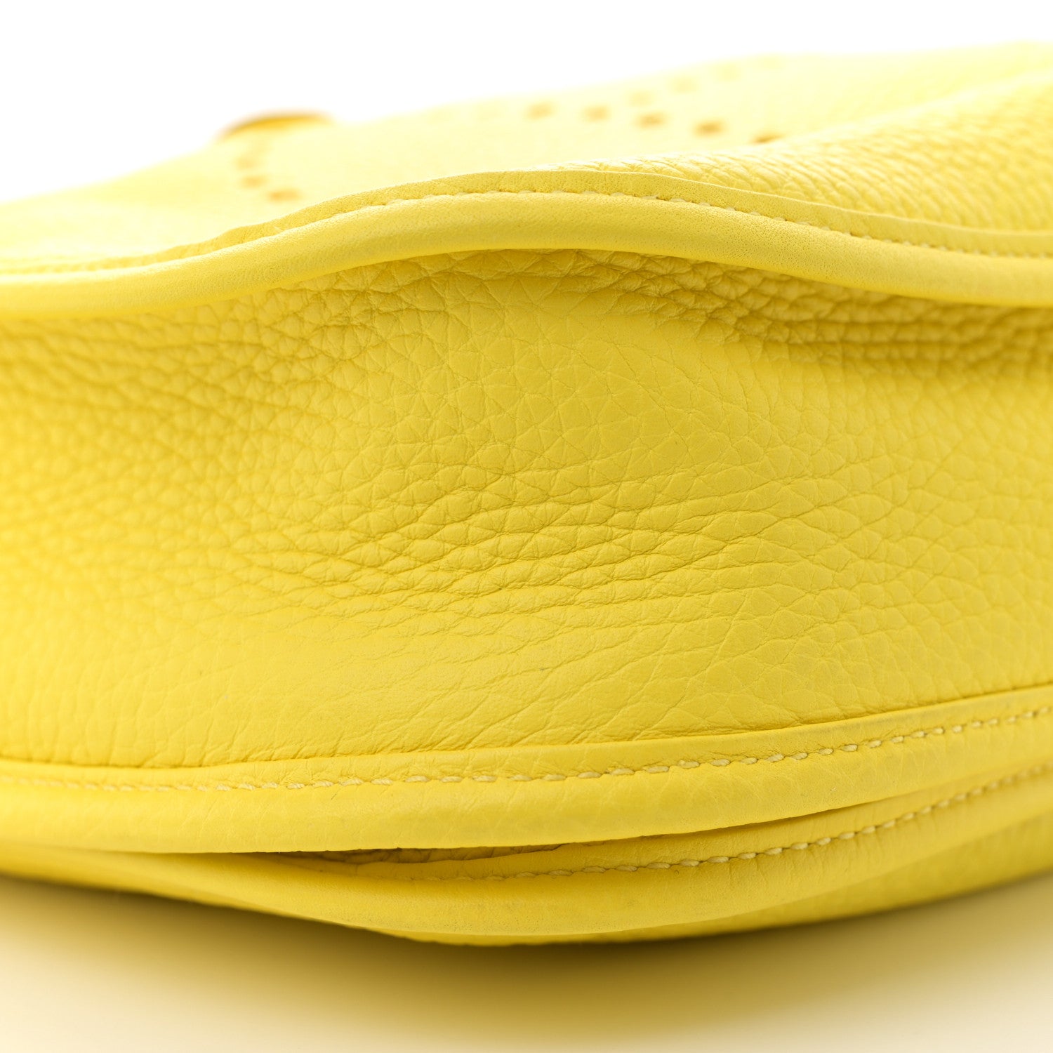 Hermes Taurillon Clemence Evelyne III PM Lime 9 of 13