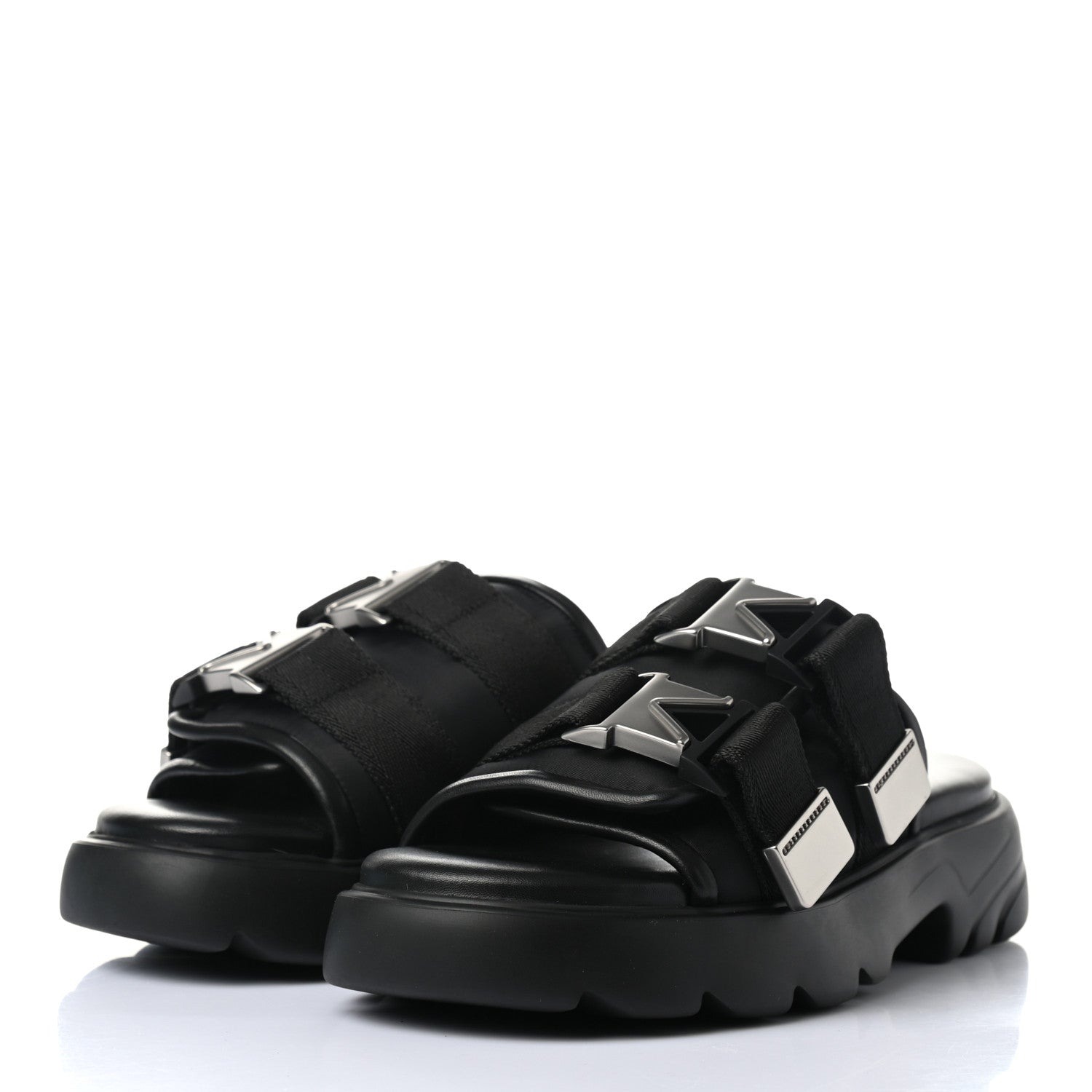 Bottega Veneta Nappa Flash 45mm Flat Sandals 38 Black 3 of 9