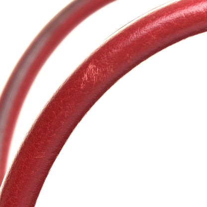 Hermes Togo White Bus 40 Rouge Casaque 9 of 9