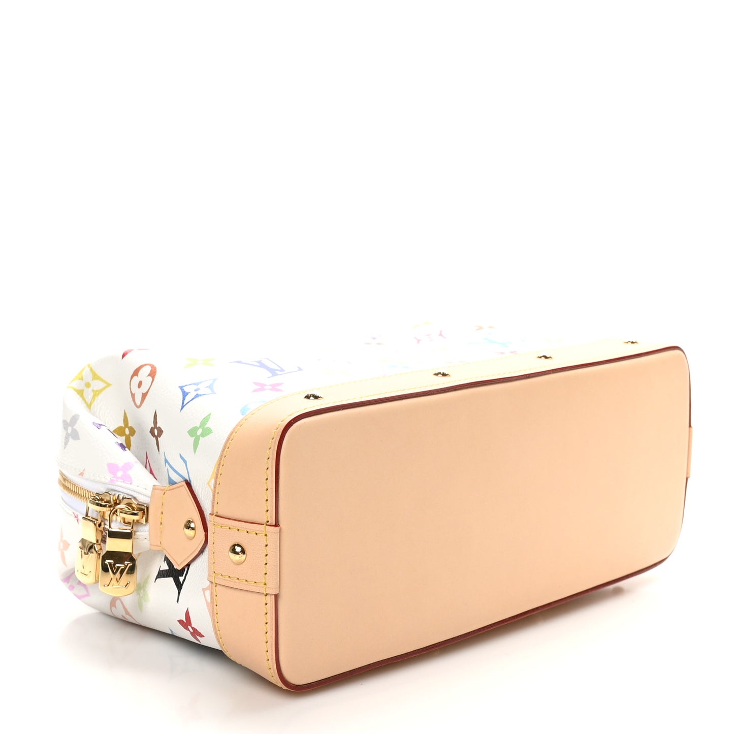 LV x TM Monogram Multicolor Cosmetic Pouch GM White