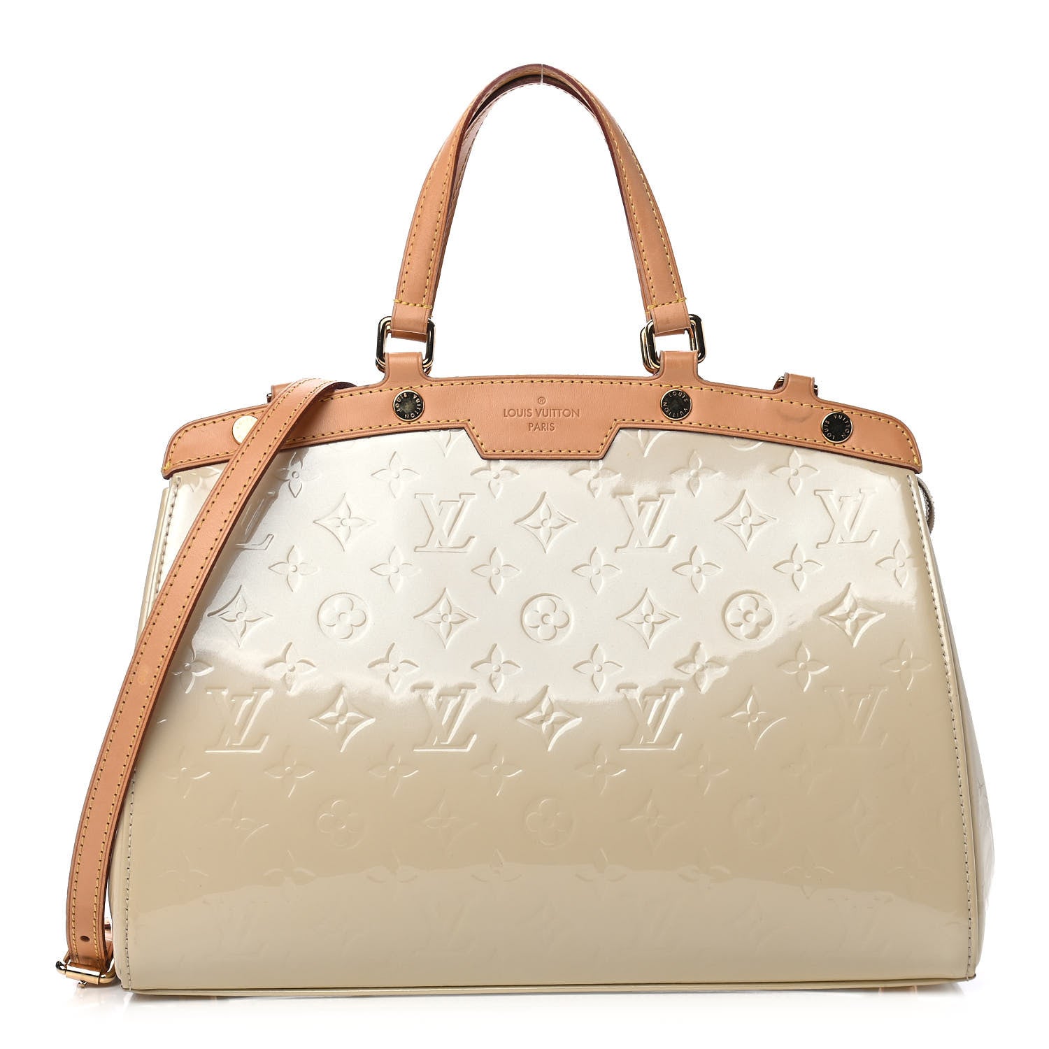Louis Vuitton Vernis Brea MM Blanc Corail 1 of 9
