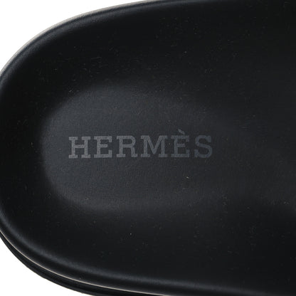 Hermes Calfskin Womens Chypre Sandals 35 Black 8 of 9