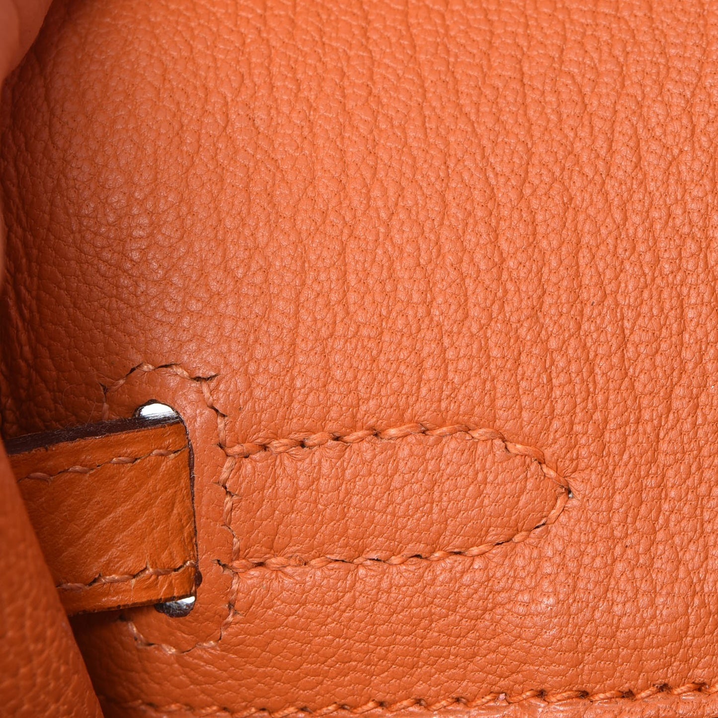 Epsom Birkin 25 Orange