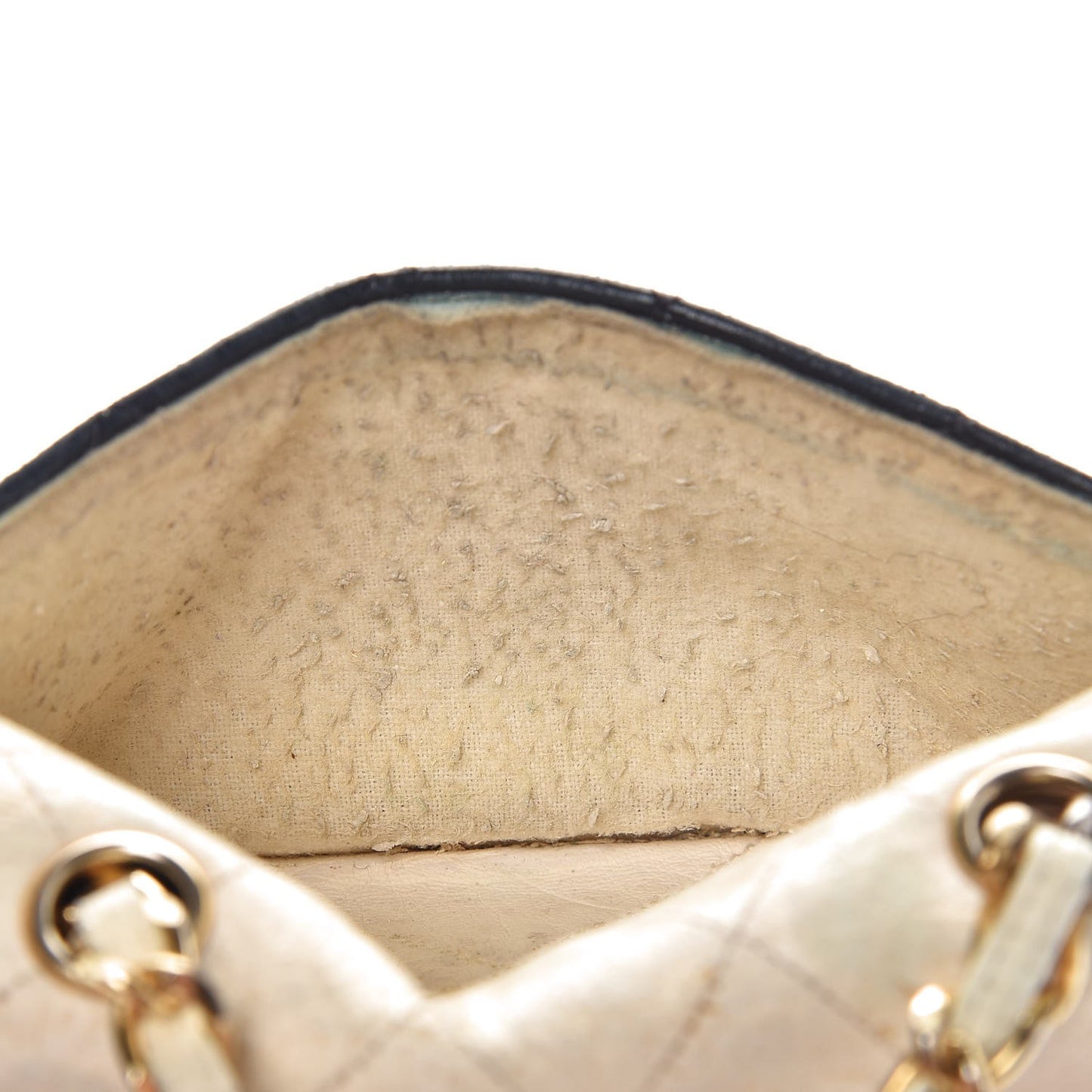 Lambskin Quilted Bicolor Extra Mini Flap Navy White