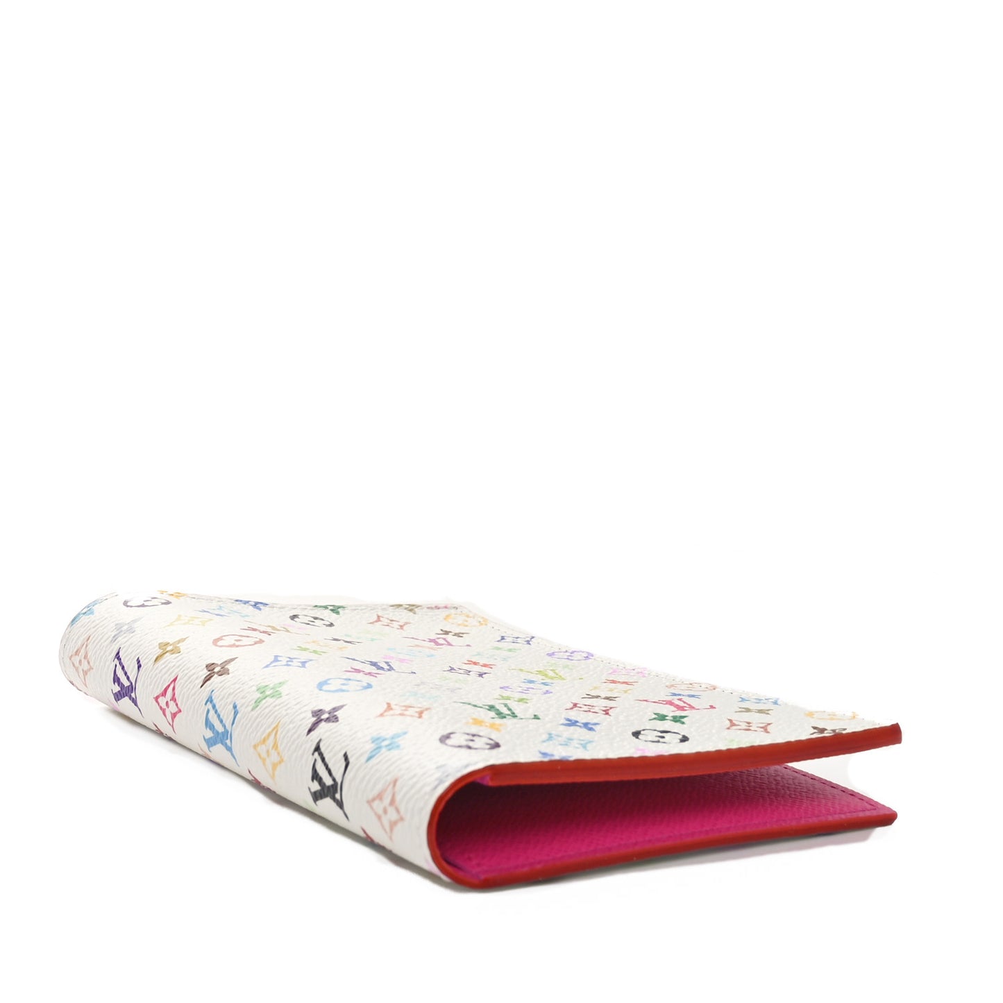 LV X TM Monogram Multicolor Passport Cover White