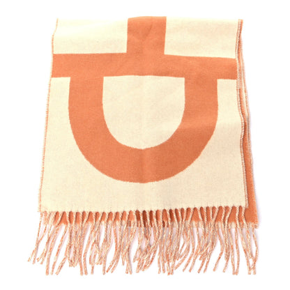 Hermes Cashmere Casaque Grand Mors Muffler Ivory 1 of 4