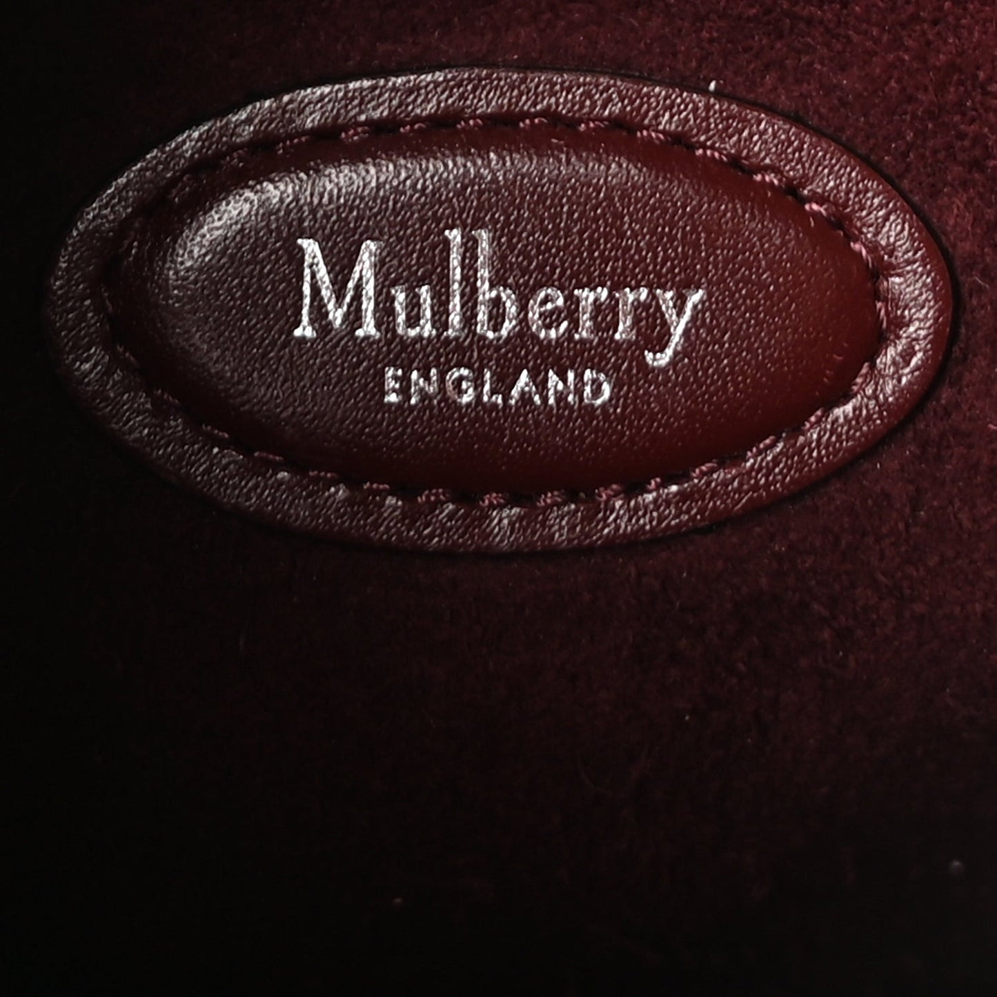Shiny Smooth Calfskin East West Bayswater  Black Cherry