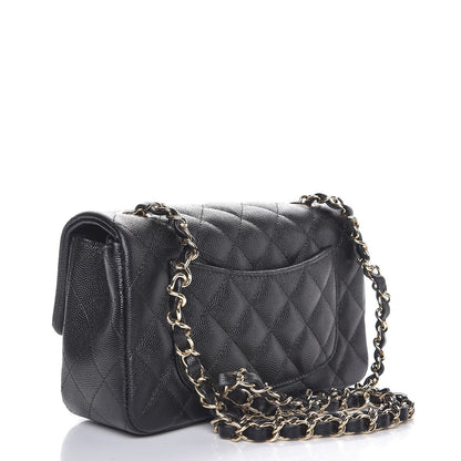 Chanel Caviar Quilted Mini Rectangular Flap Black 3 of 8