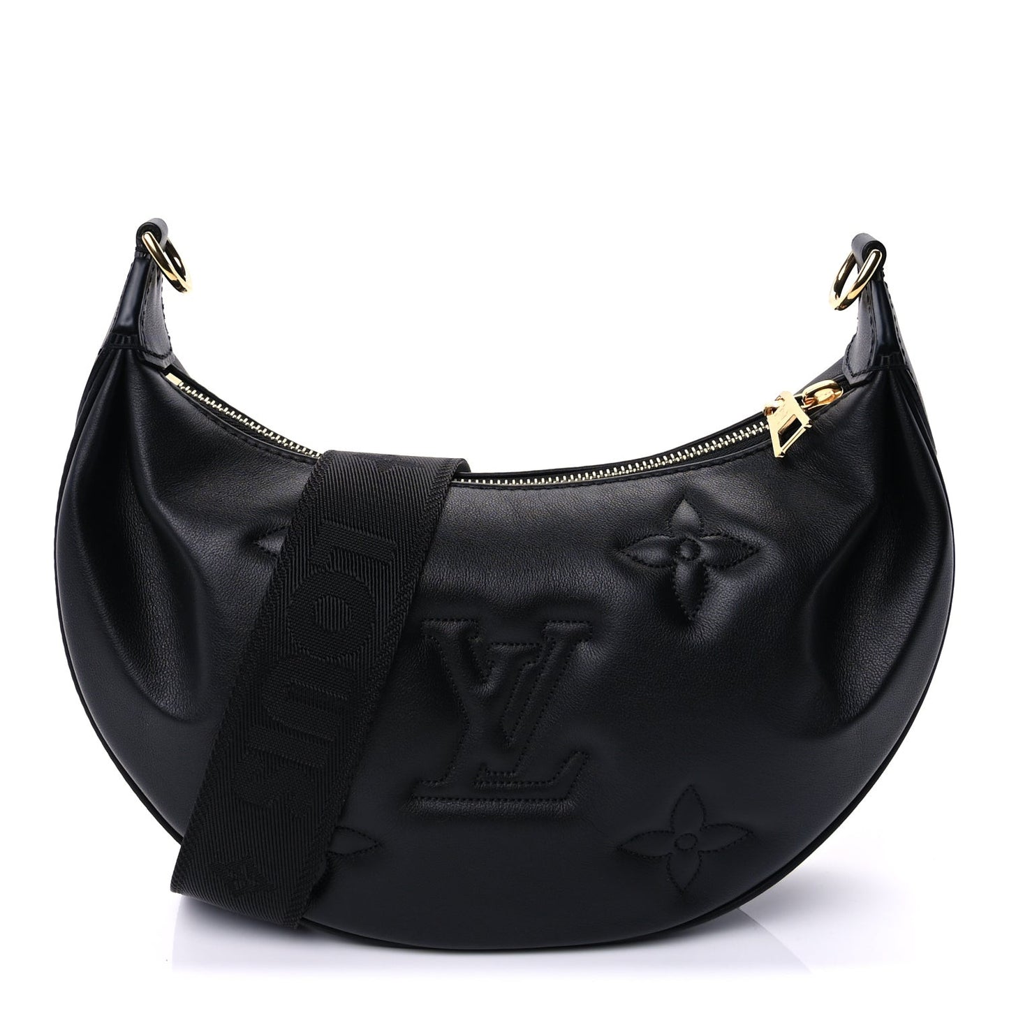 Calfskin Bubblegram Over The Moon Black