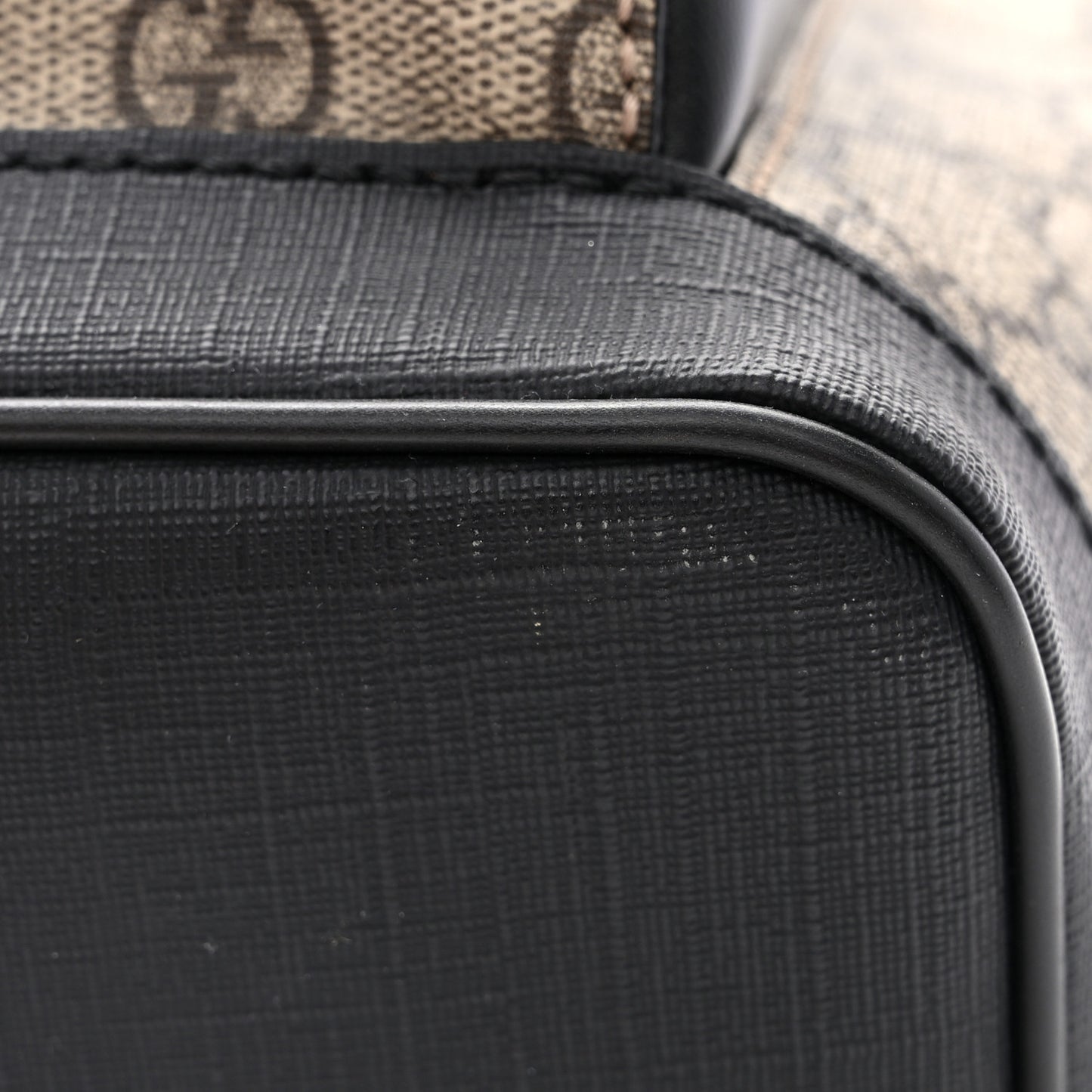 GG Supreme Monogram Small Eden Day Backpack Black